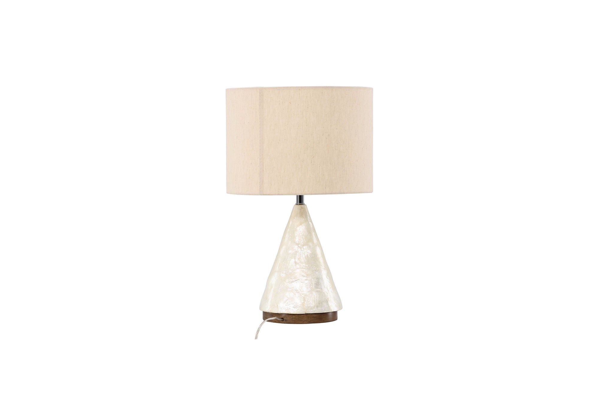 Vind Donsö bord lampe ⌀35 - Capiz / Natural
