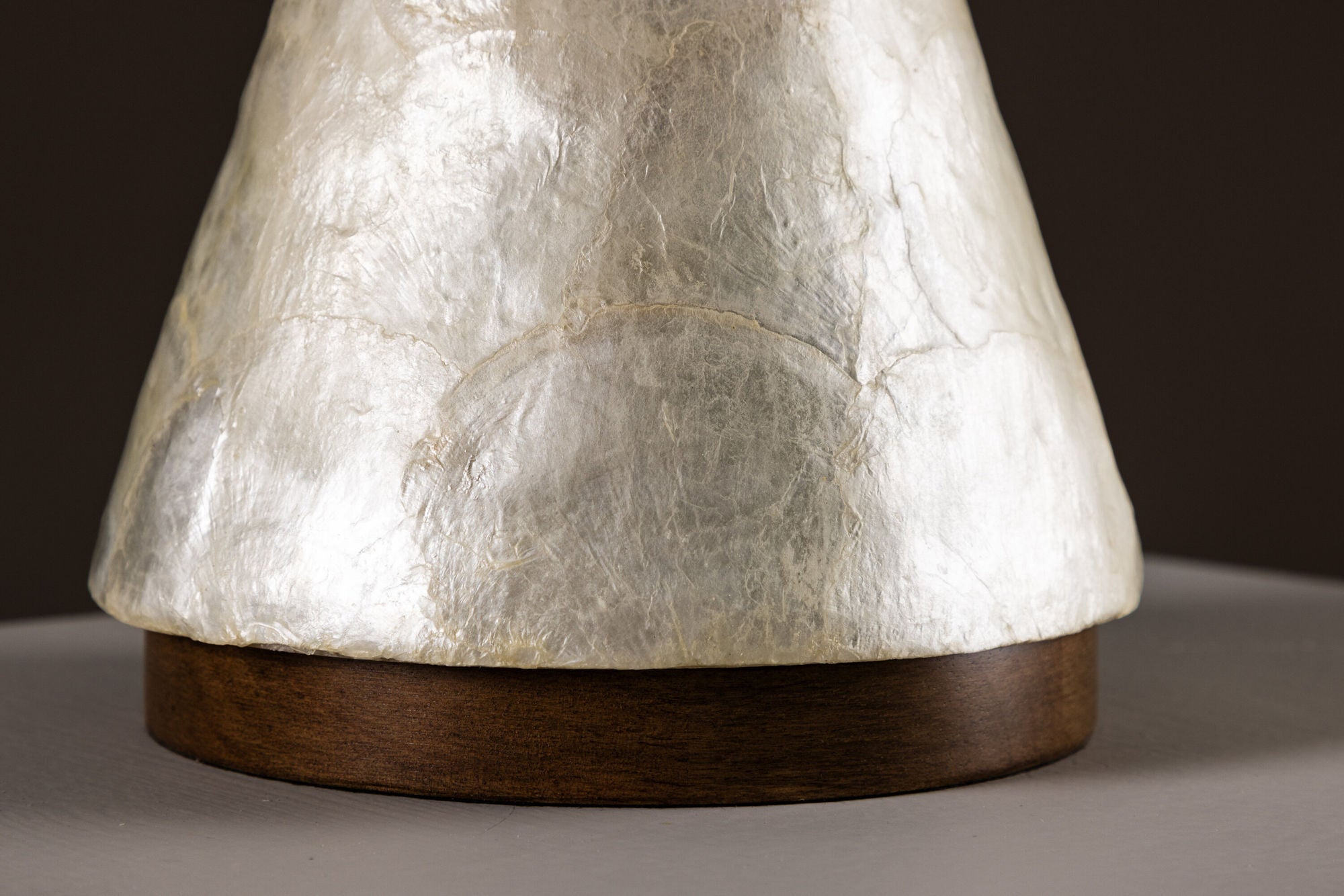 Vind Donsö bord lampe ⌀35 - Capiz / Natural