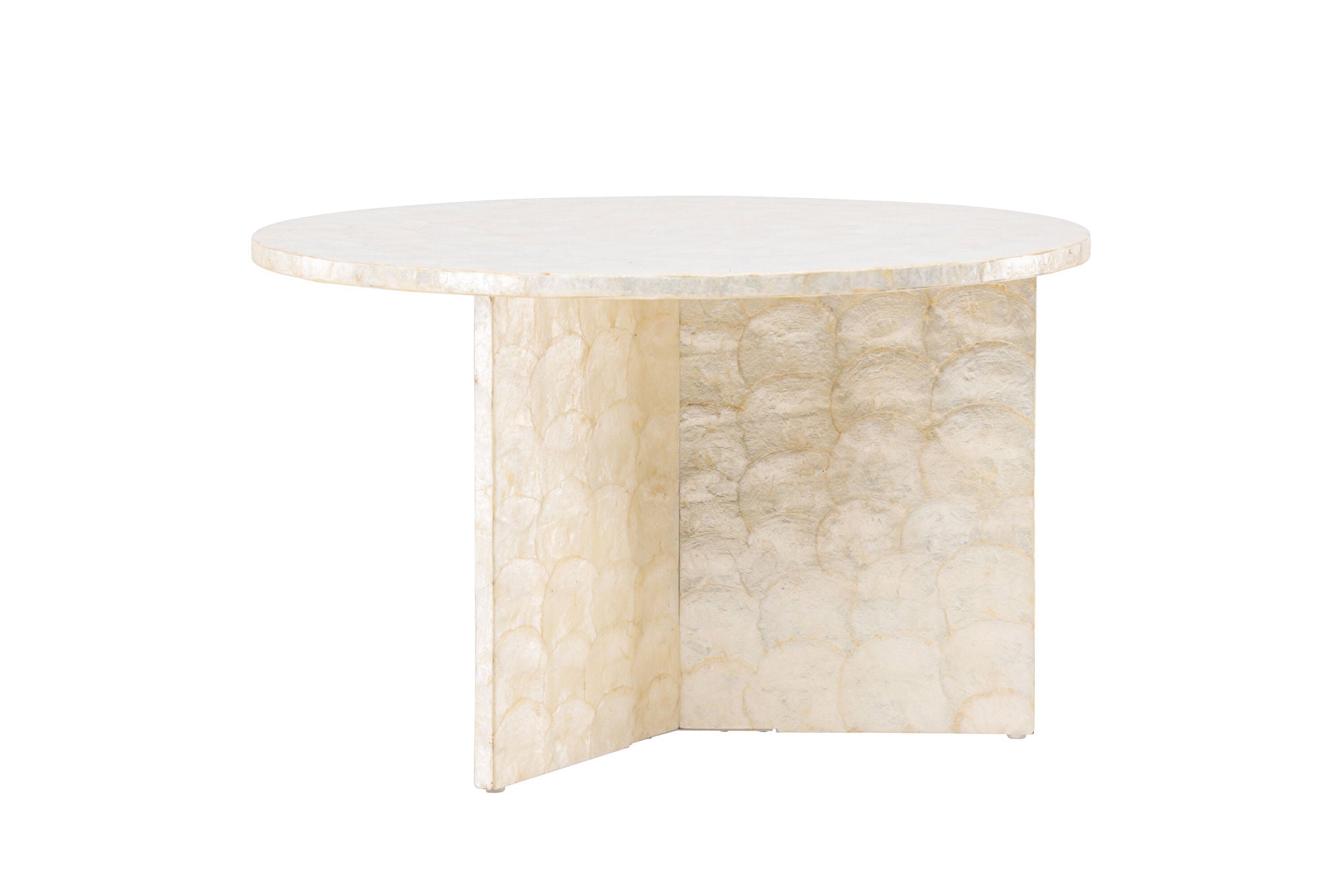 Vind Smögen Sofa bord ⌀70 - Capiz / Natural