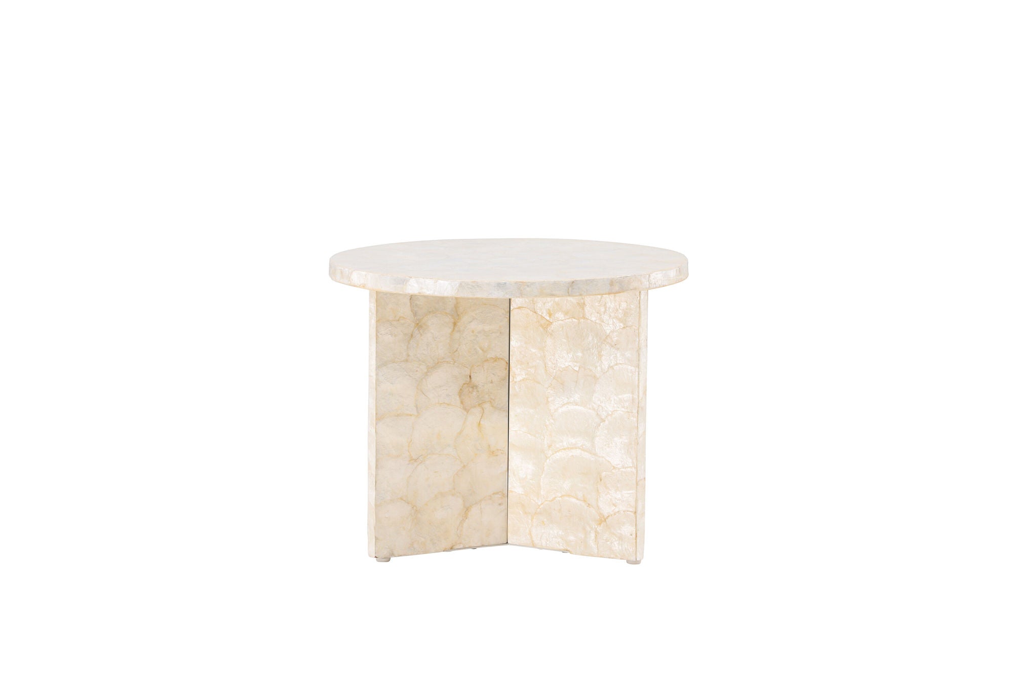 Vind Smögen Sofa bord ⌀40 - Capiz / Natural