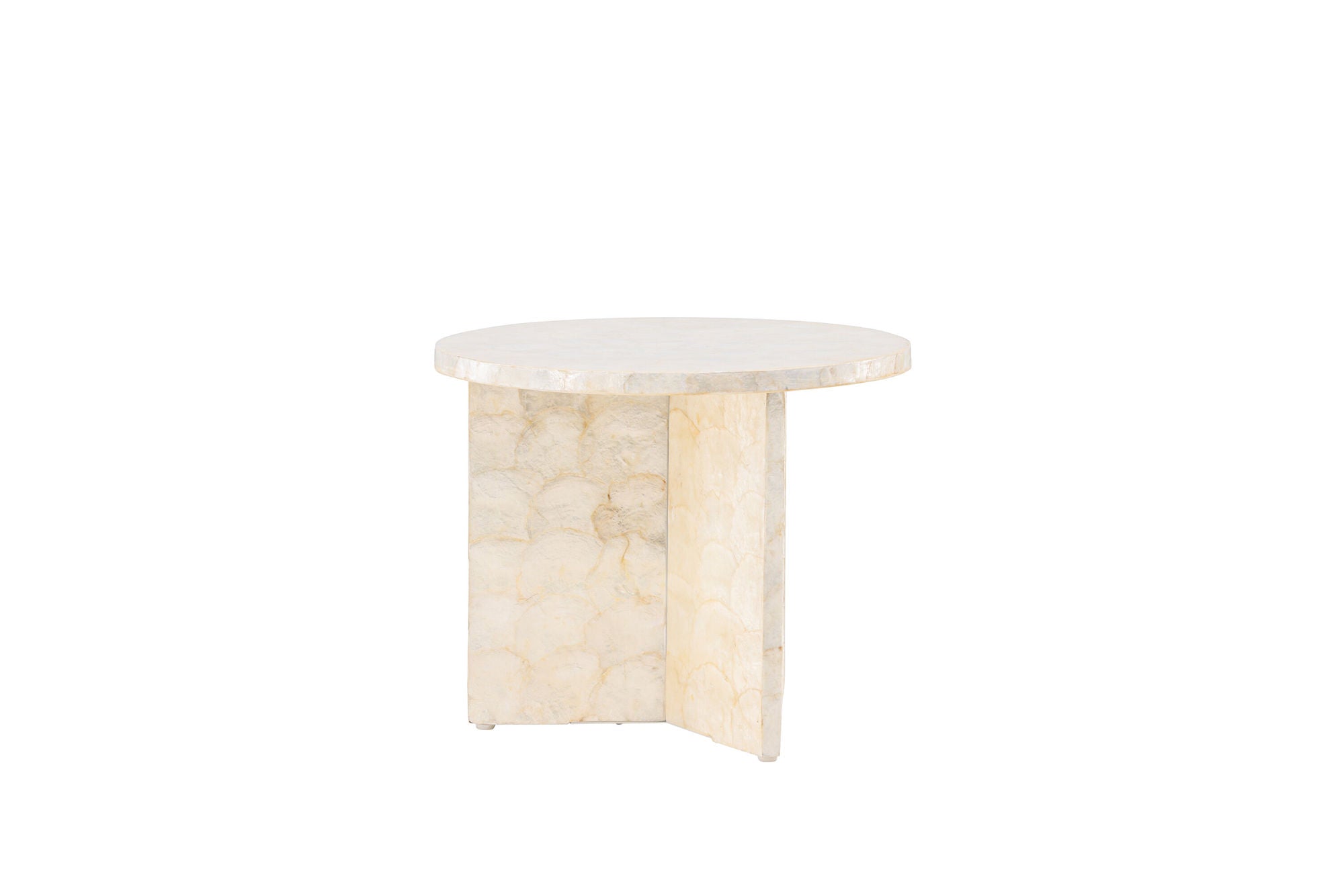 Vind Smögen Sofa bord ⌀40 - Capiz / Natural
