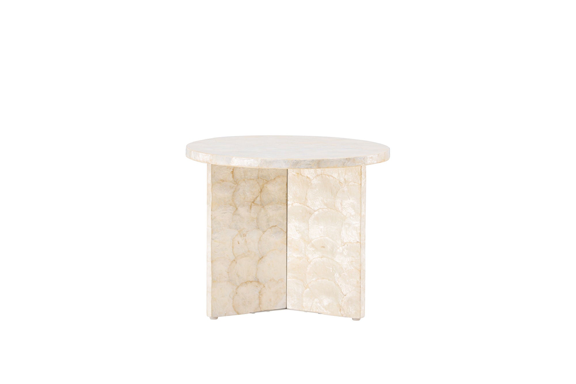 Vind Smögen Sofa bord ⌀40 - Capiz / Natural