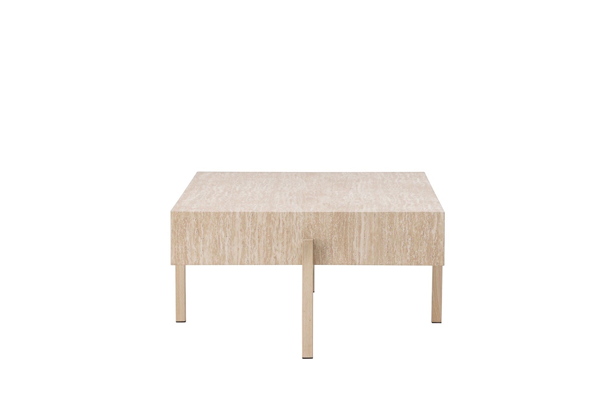 Vind Vadholmen Sofa bord 76x130 - Travertine look / FSC 100%