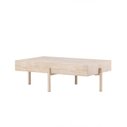 Vind Vadholmen Sofa bord 76x130 - Travertine look / FSC 100%