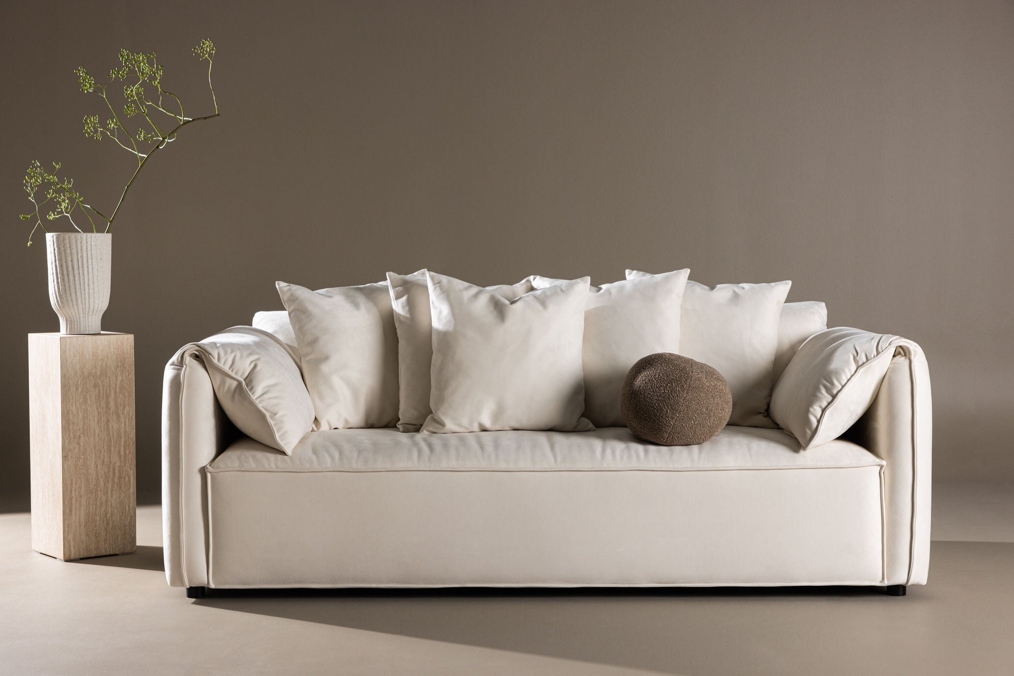 Vind Torekov 3-seat Sofa - Beige Mocca Look /