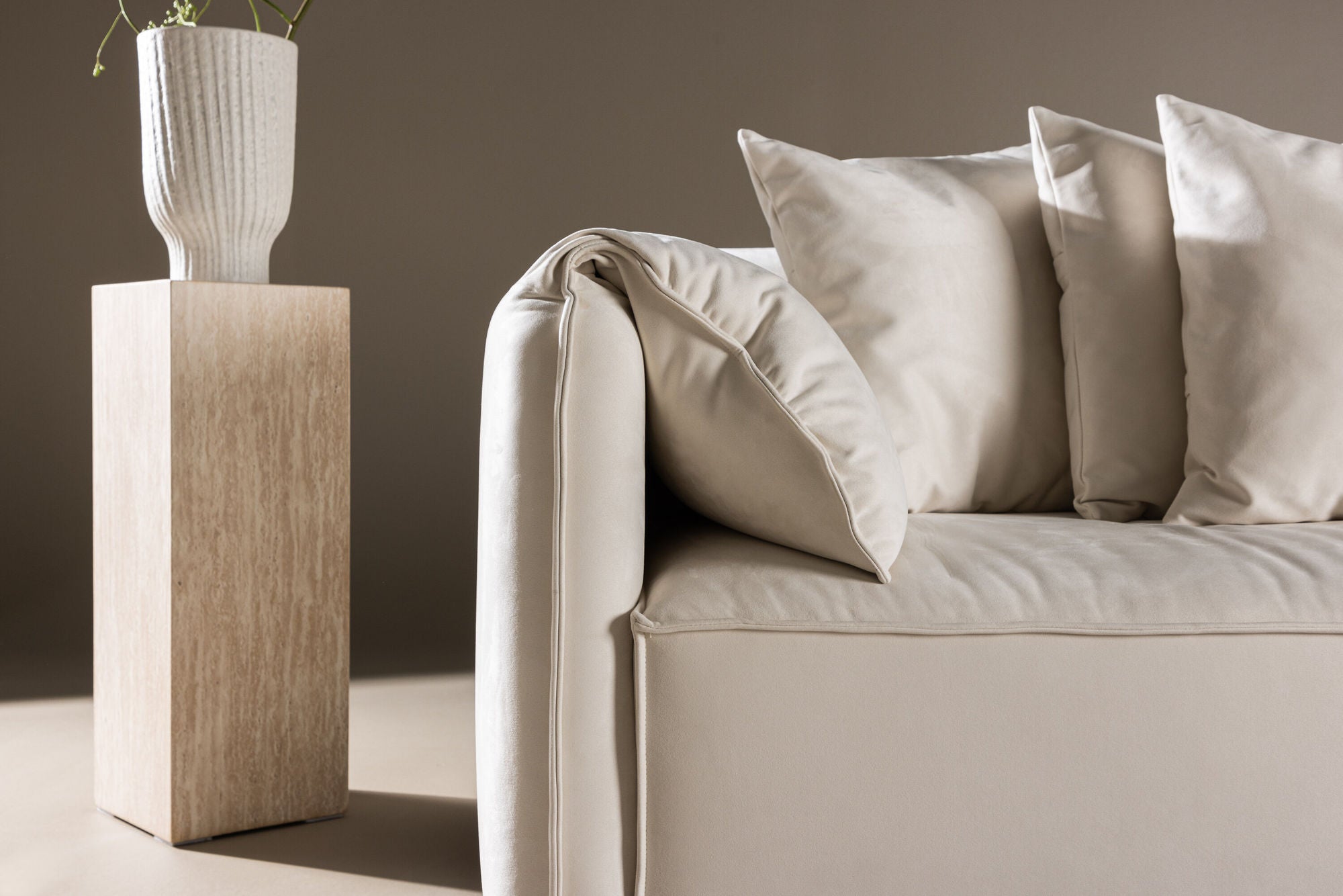 Vind Torekov 3-seat Sofa - Beige Mocca Look /