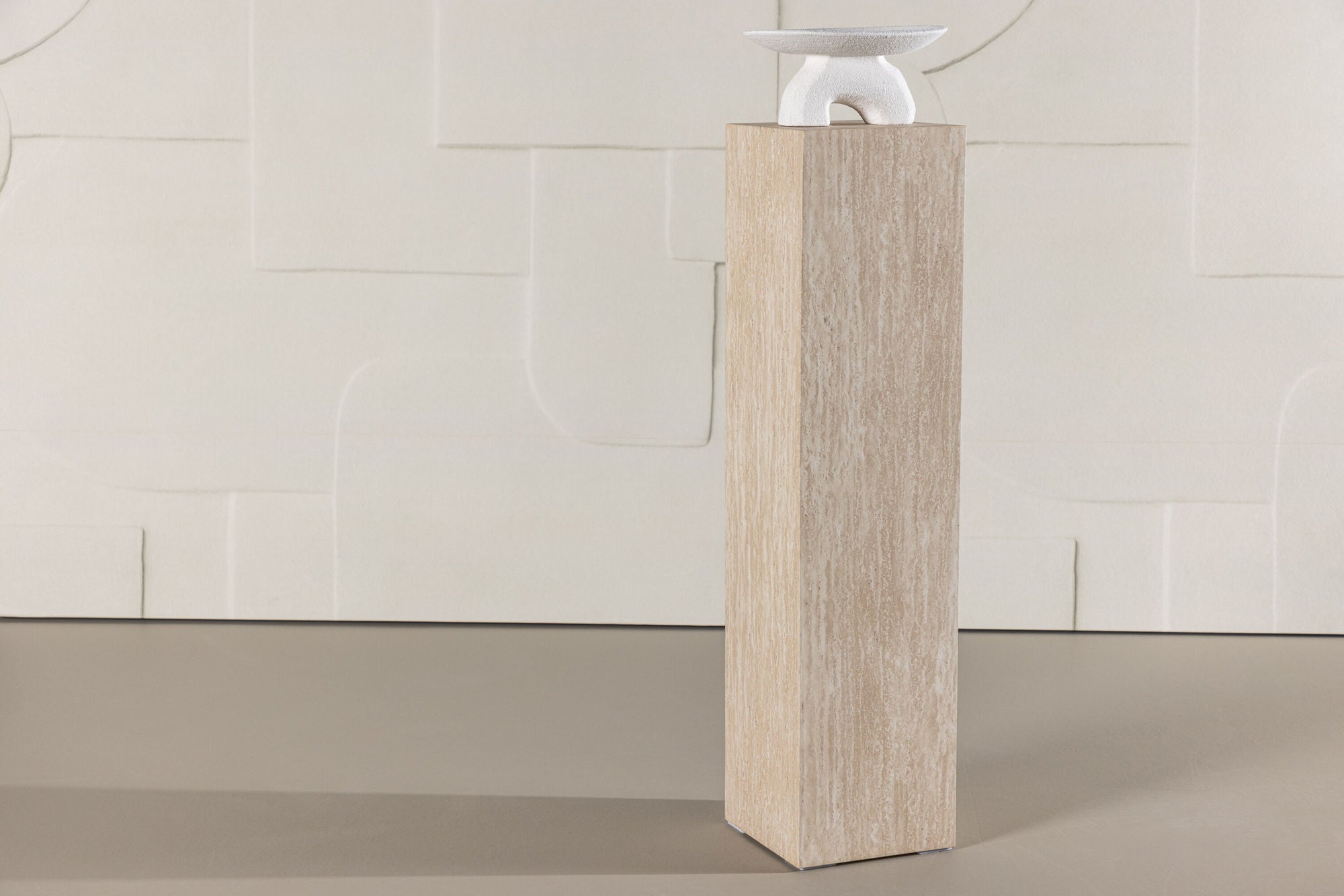 Vind Ramsvik Side bord 23x95 - Travertine look / FSC 100%
