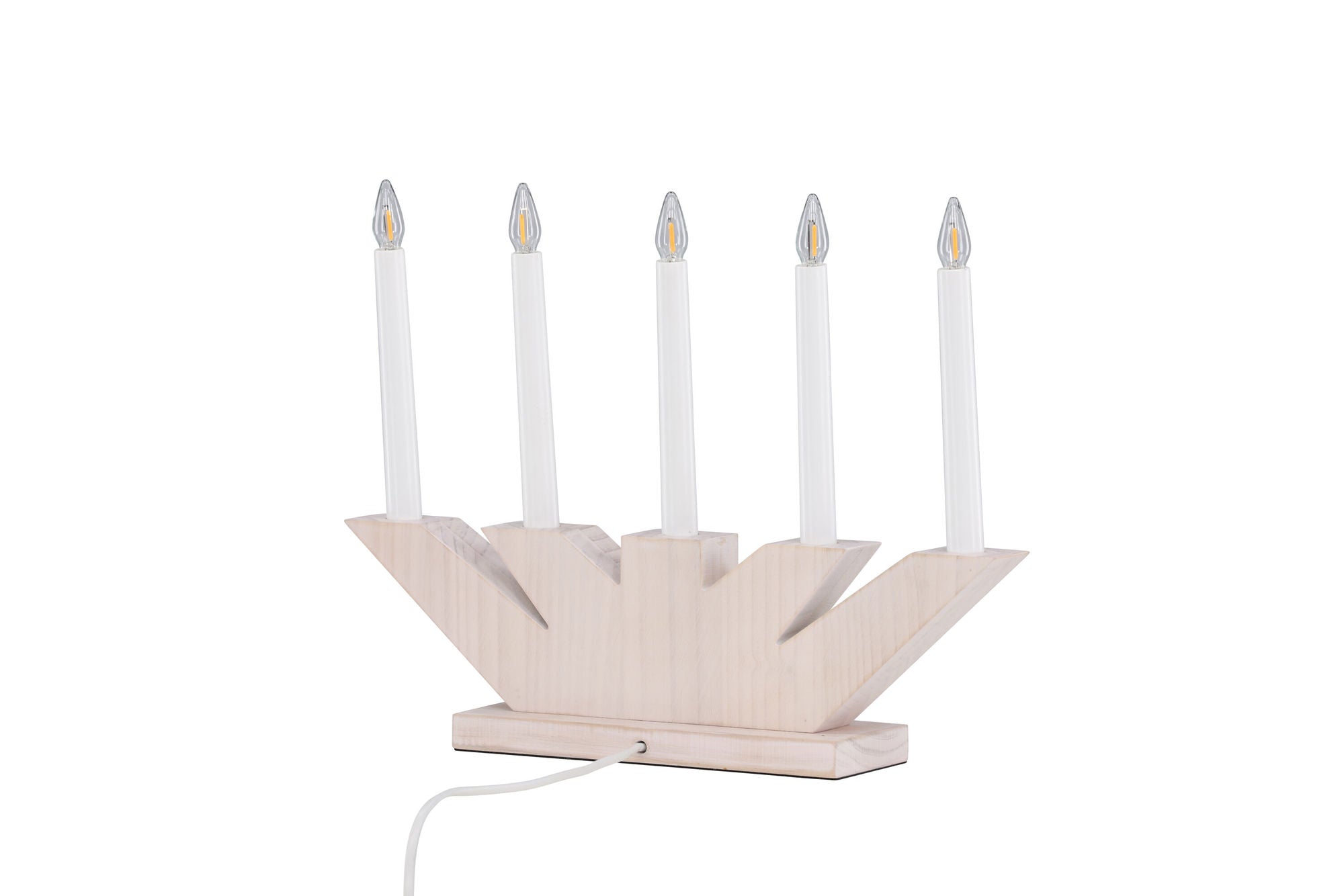 Venture Home Verbier bord lampe - Whitewash / Pine