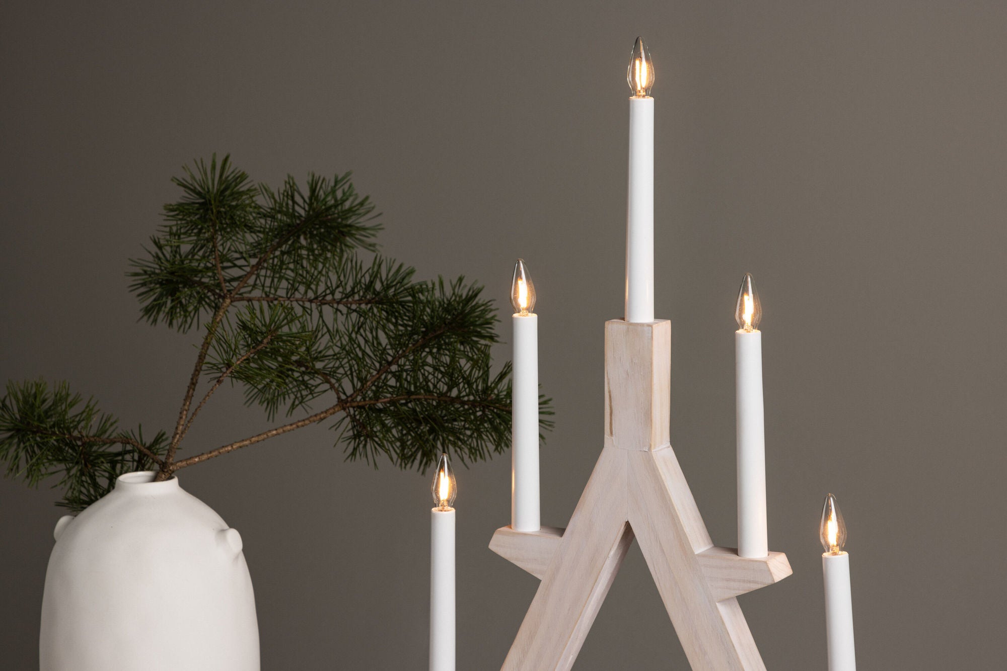Venture Home Val Thorens bord lampe - Whitewash / Pine