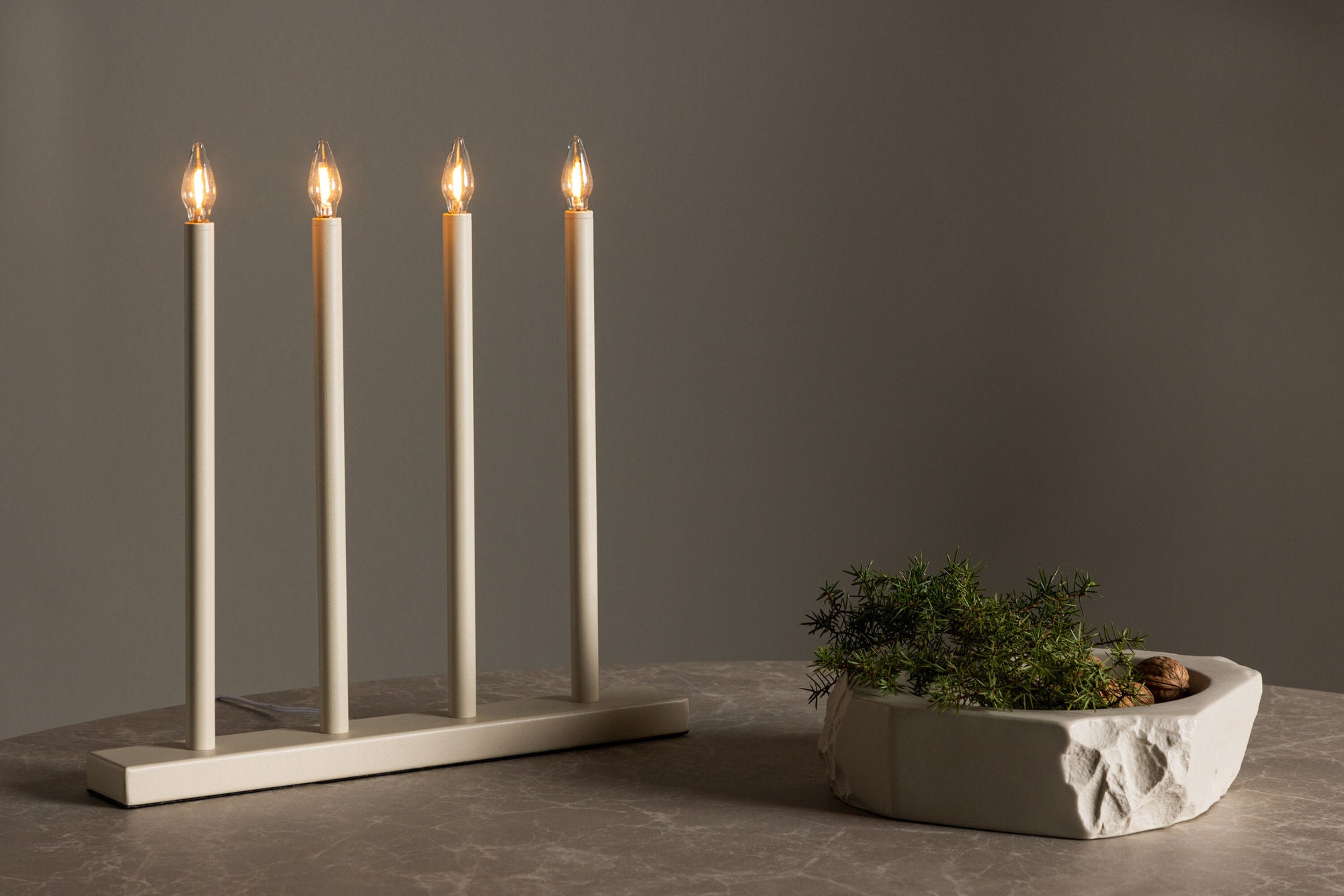 Venture Home Lofsdalen bord lampe - Beige / Metal