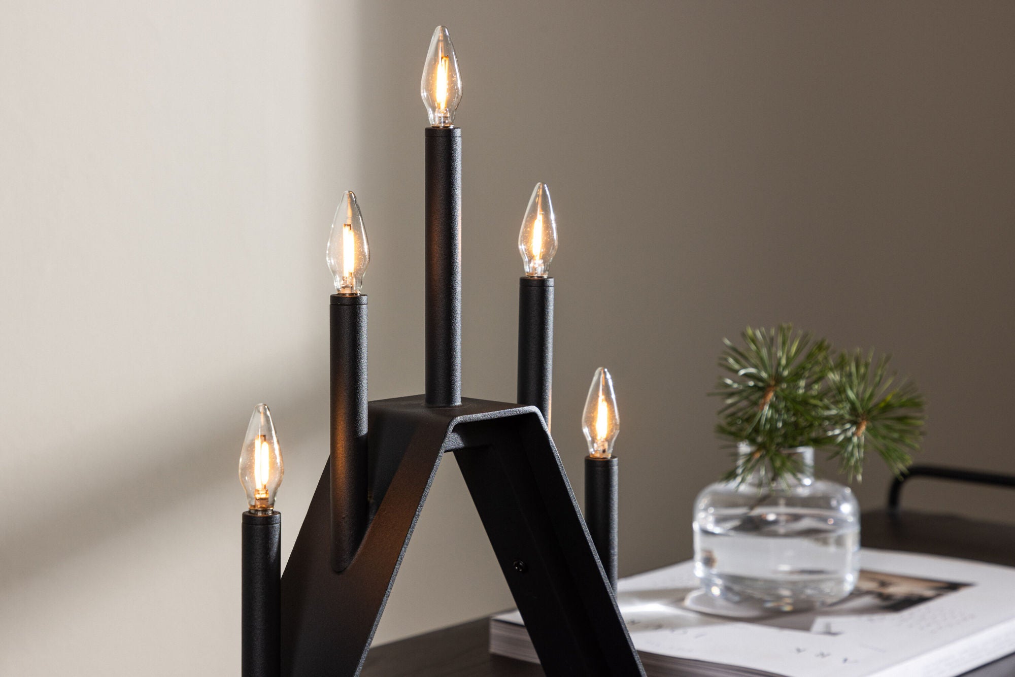 Venture Home Åre bord lampe - Black / Metal
