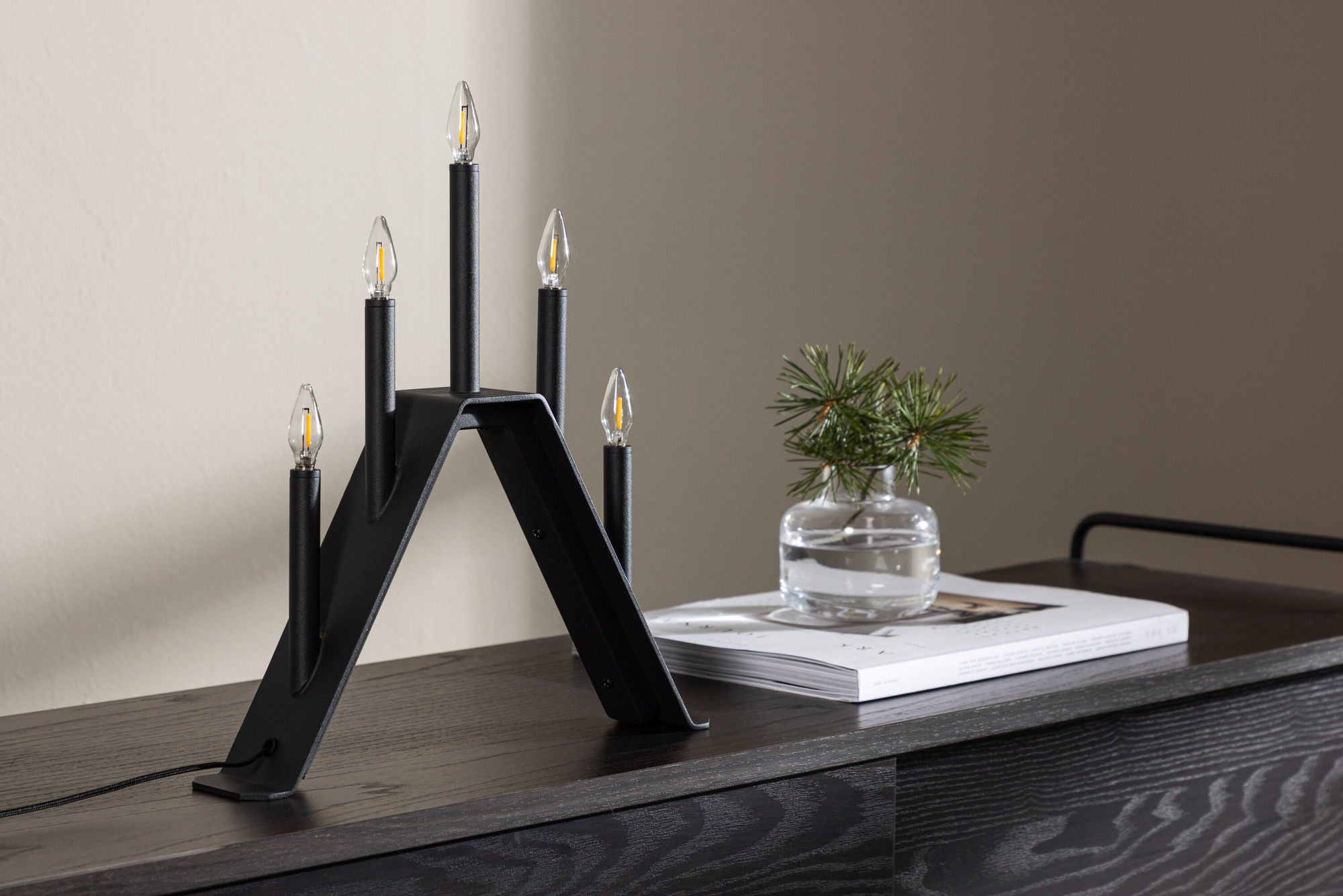 Venture Home Åre bord lampe - Black / Metal