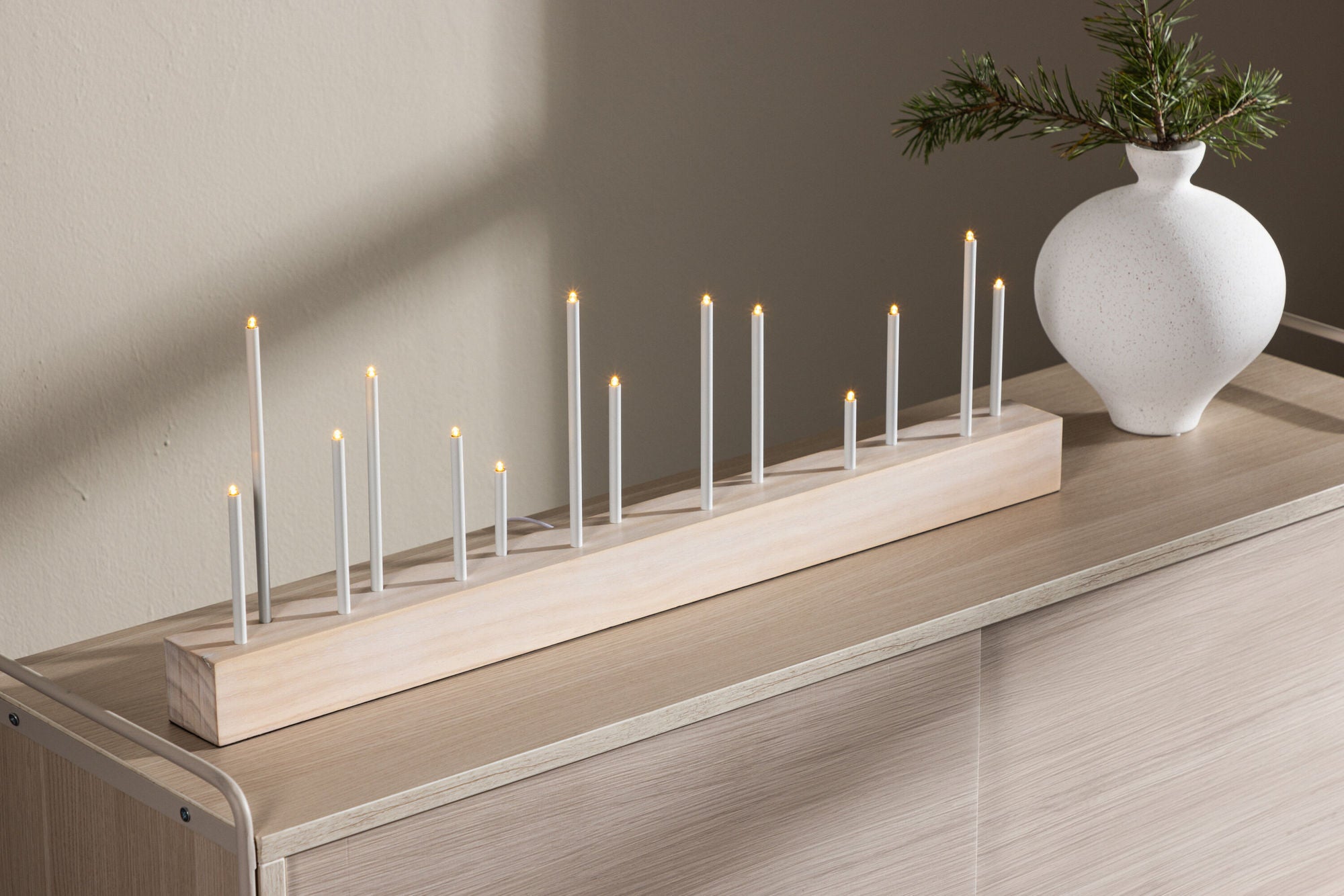 Venture Home Kungsberget bord lampe - Whitewash / MDF