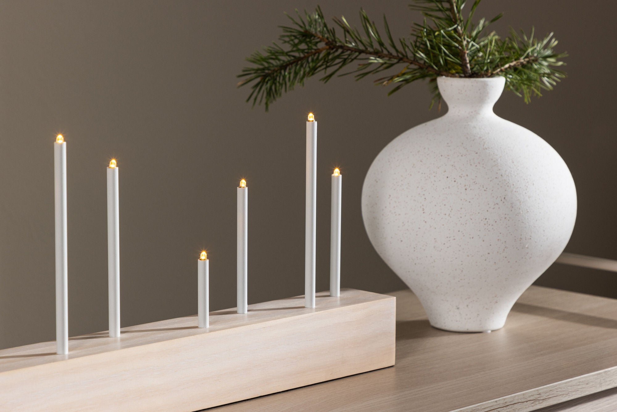 Venture Home Kungsberget bord lampe - Whitewash / MDF
