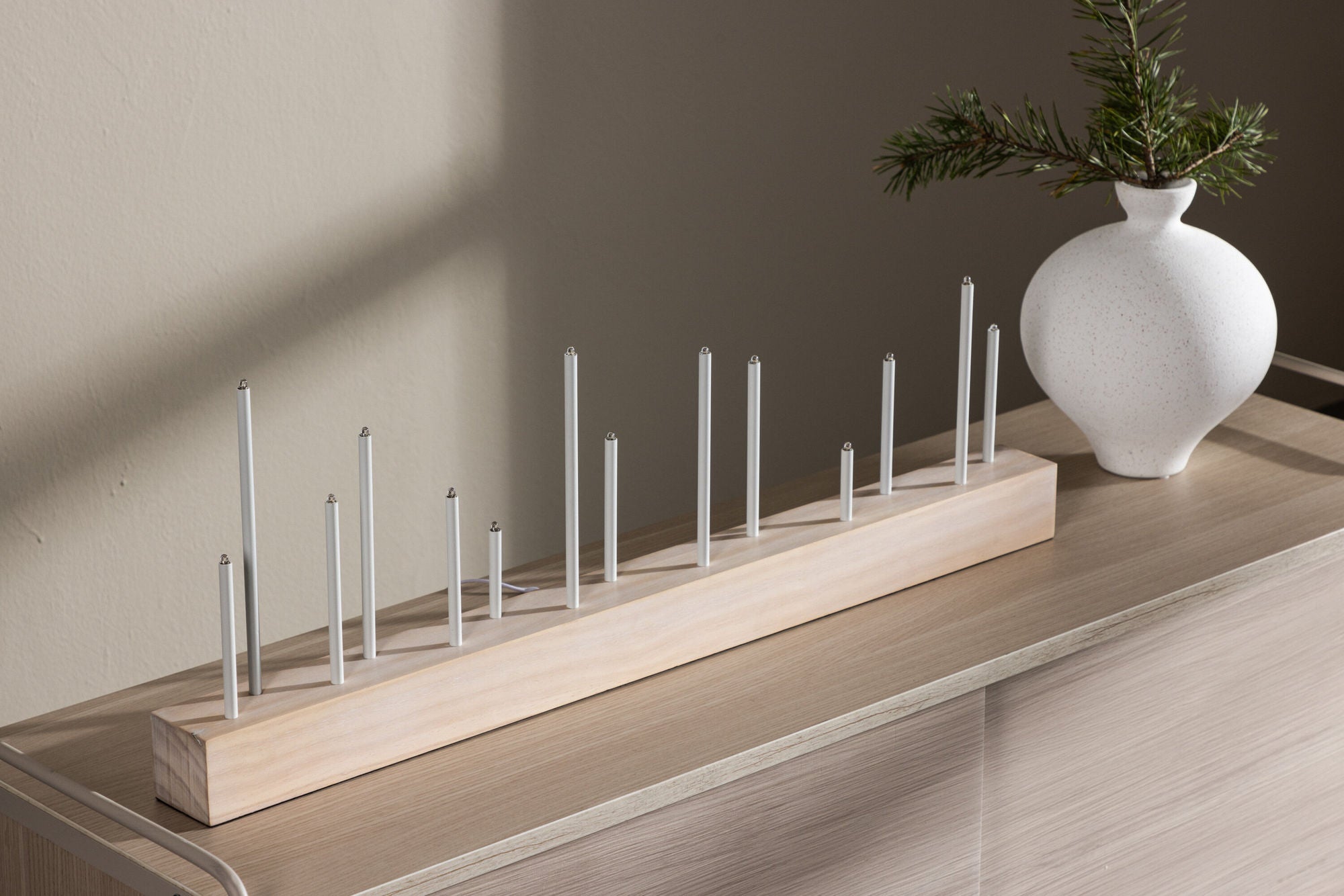 Venture Home Kungsberget bord lampe - Whitewash / MDF