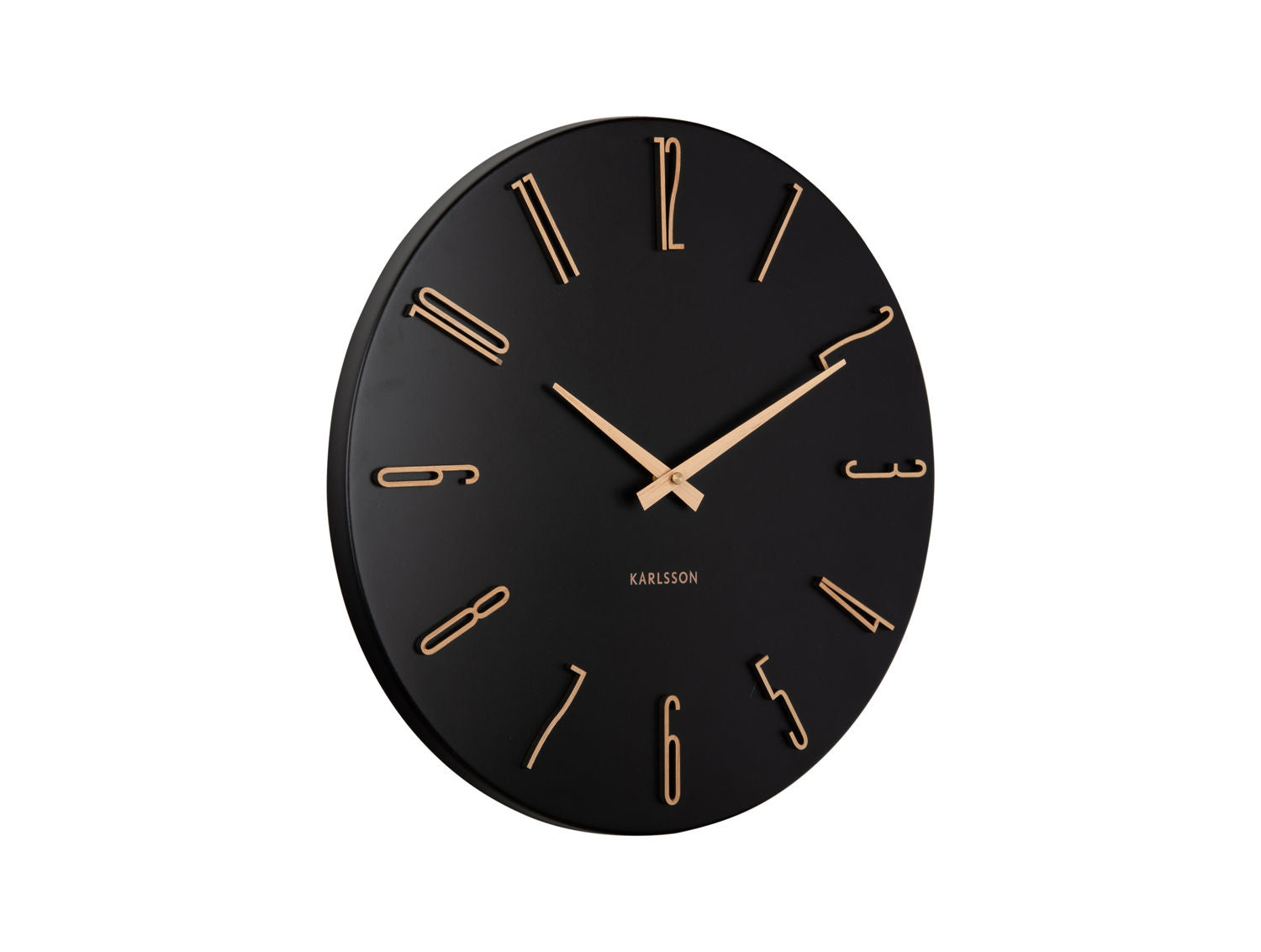 KARLSSON Wall clock Esmerado black