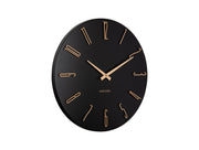 KARLSSON Wall clock Esmerado black