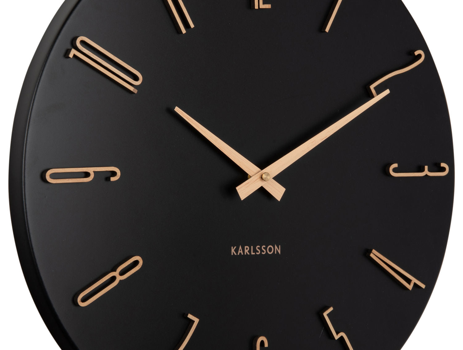 KARLSSON Wall clock Esmerado black