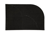 Venture Home Valentino 50% Rubber 50% PP - 60*90-  -Rectangular-Black