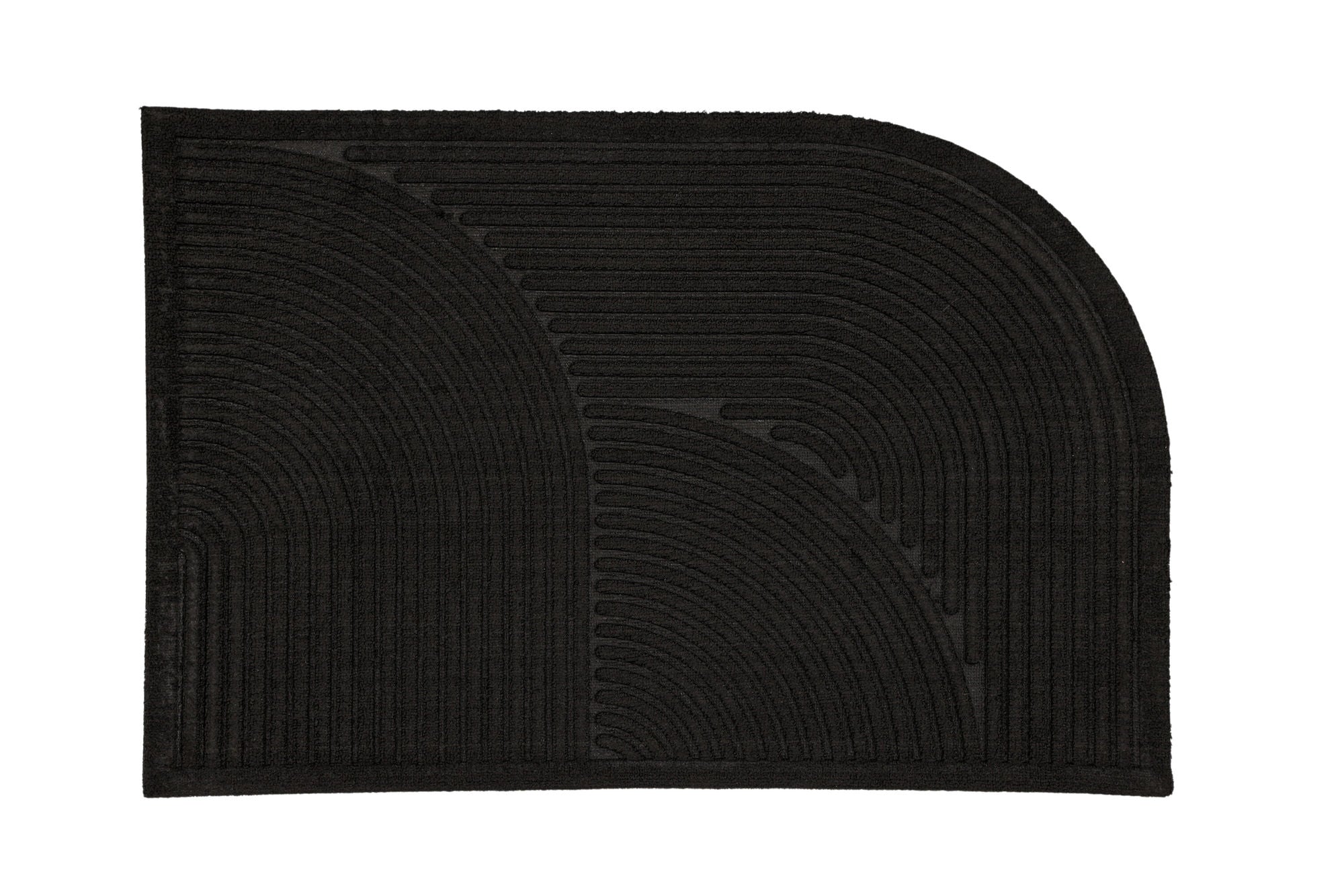 Venture Home Valentino 50% Rubber 50% PP - 60*90-  -Rectangular-Black