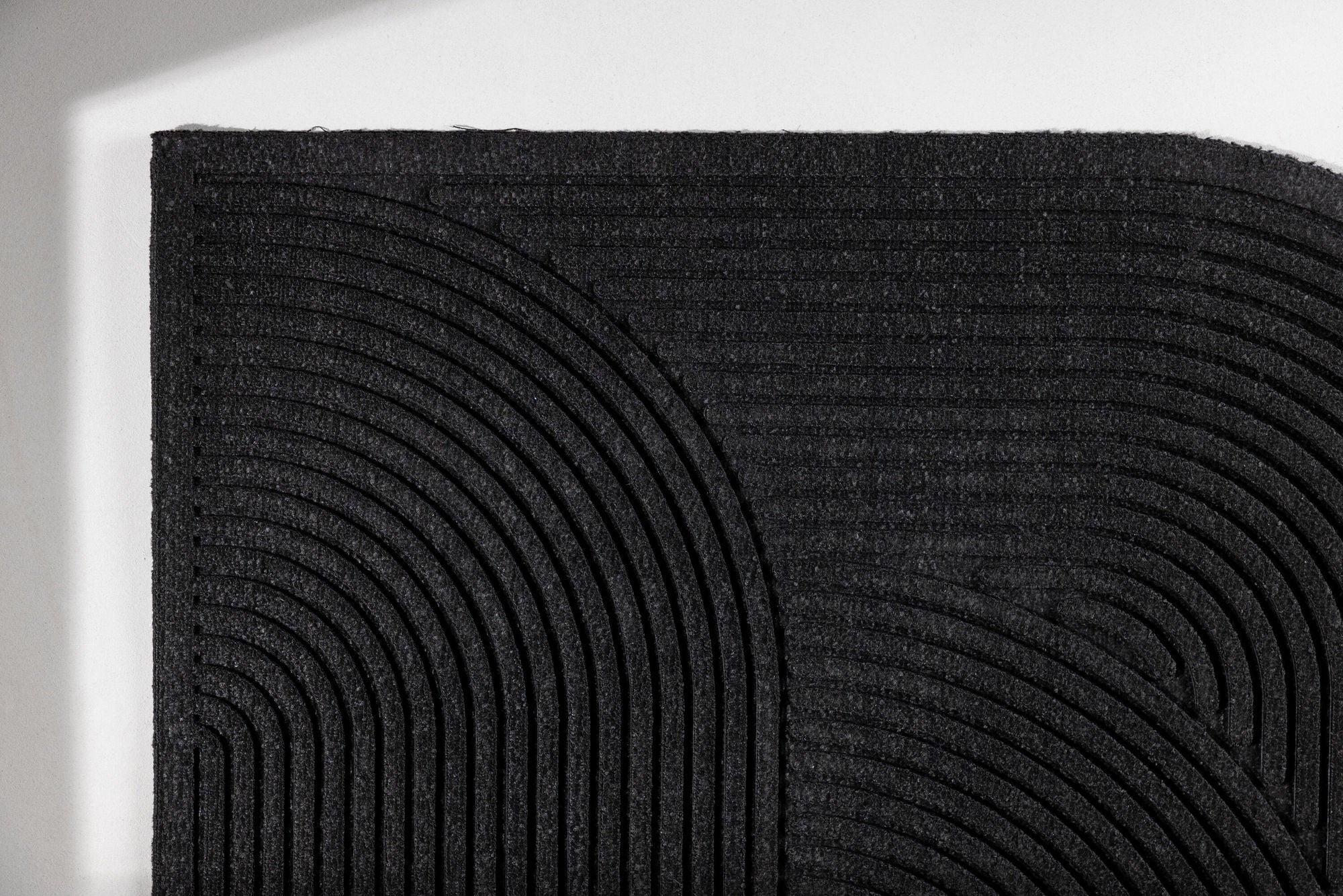 Venture Home Valentino 50% Rubber 50% PP - 60*90-  -Rectangular-Black