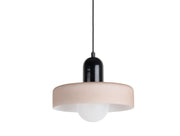 LEITMOTIV Pendant lamp Opaco Grato black w. warm grey
