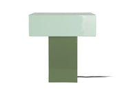 LEITMOTIV Table lamp Grato Recto jungle green w. grayed jade