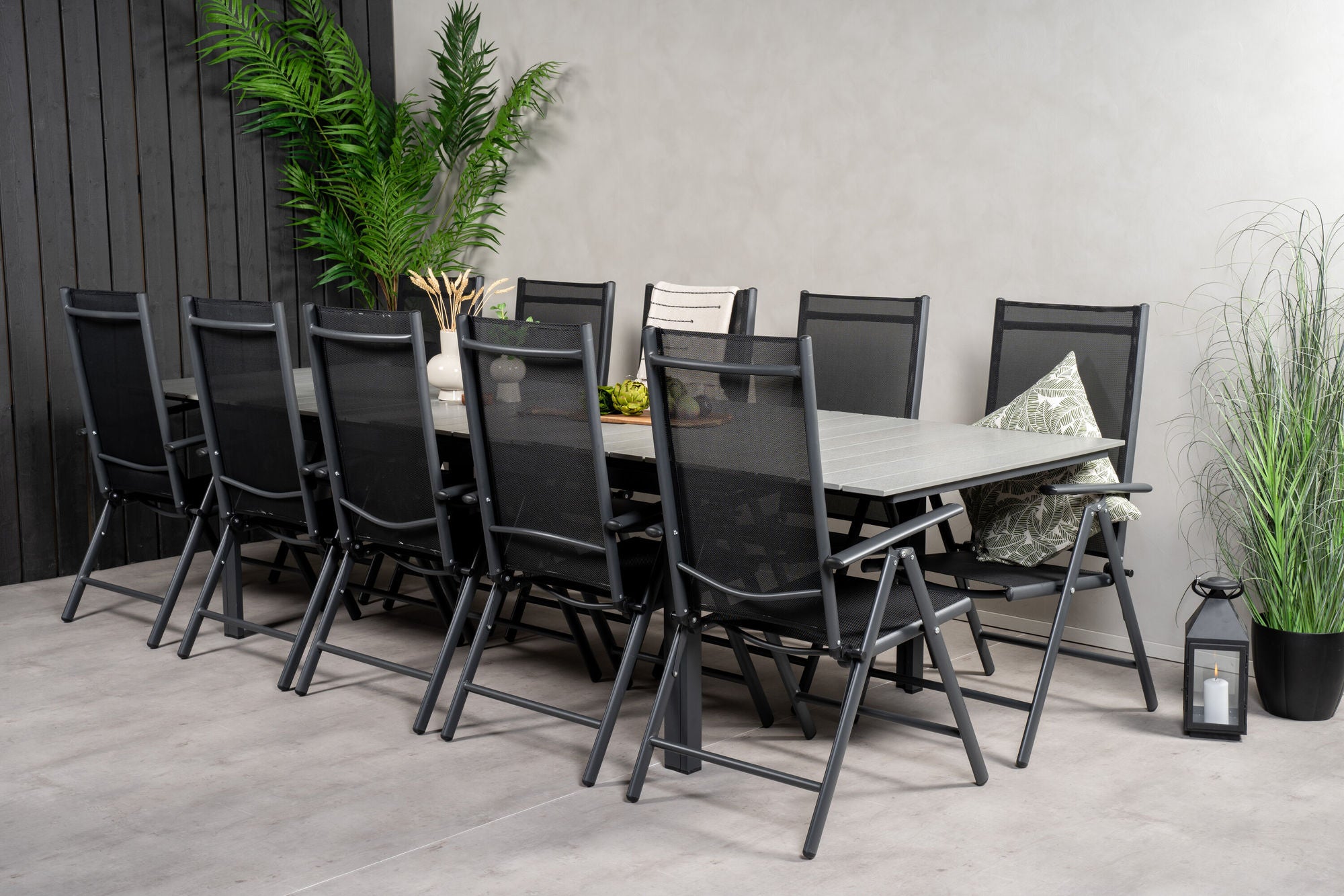 Venture Home Levels bord 229/310 - Black/Grey - Break 5:pos stol - Black/Black 10