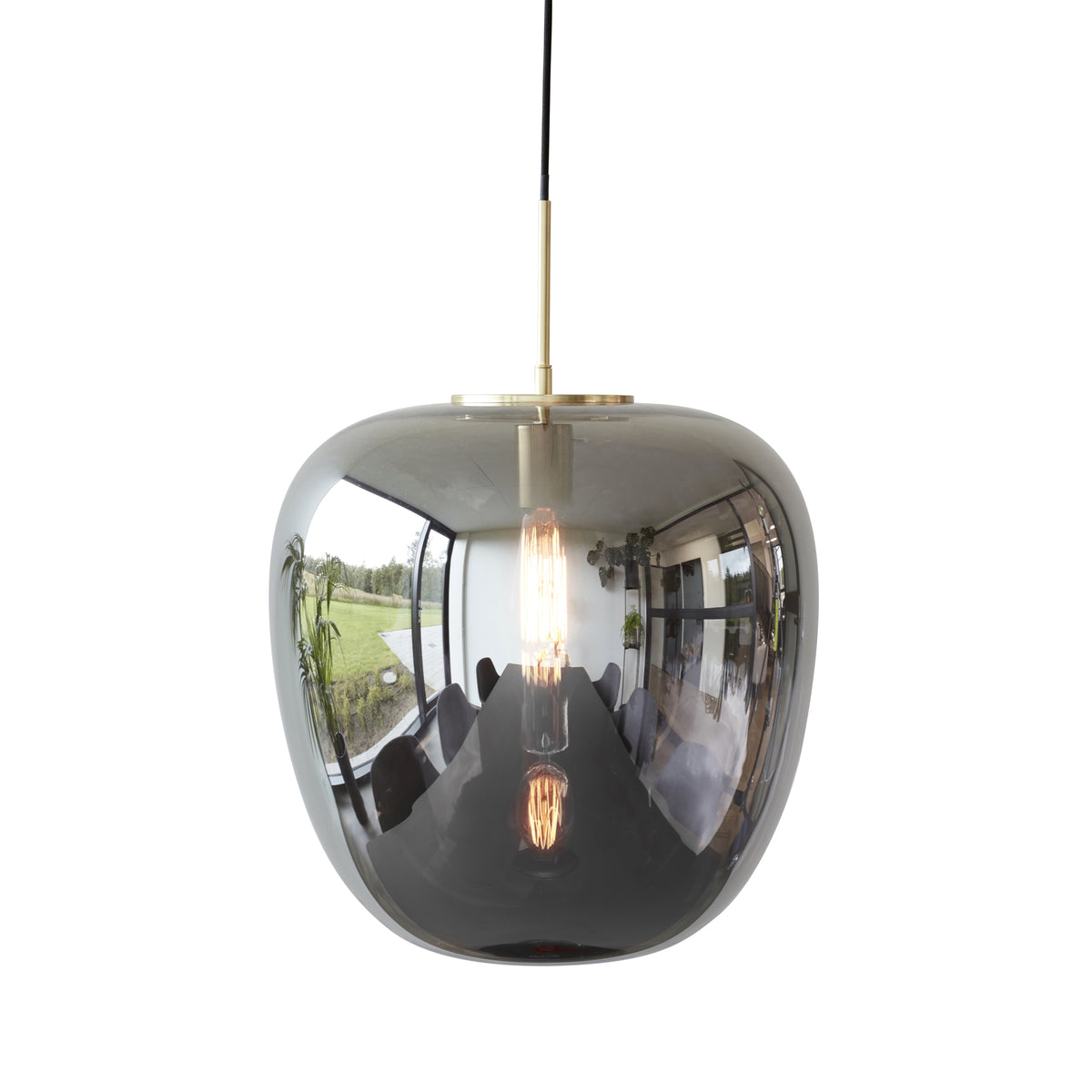 Reflect pendel lampe Ø40 grå