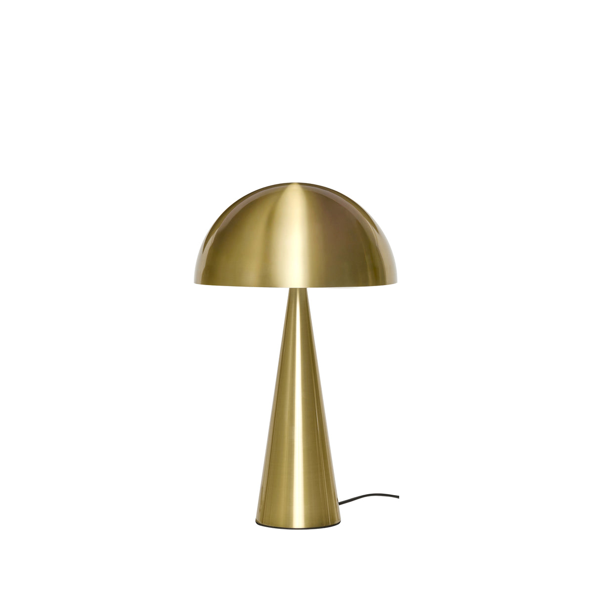 Mush høj bordlampe i messing