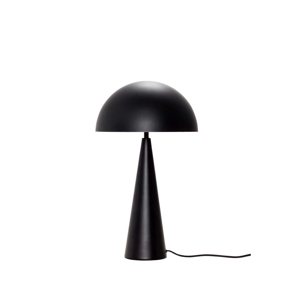 Mush bordlampe høj sort