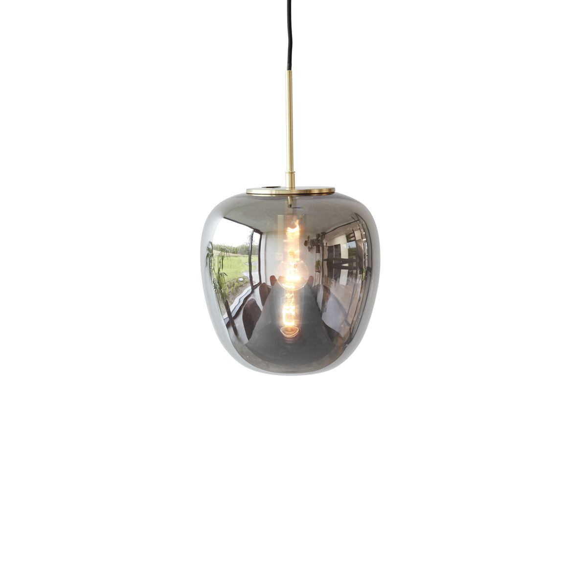 Reflect pendel lampe Ø25 grå