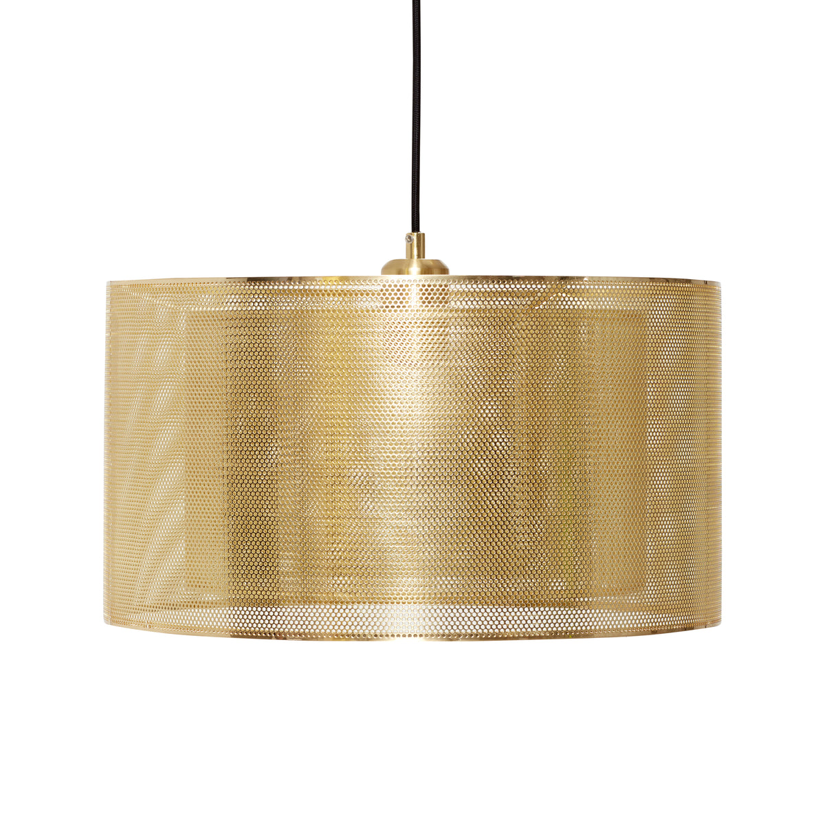 Edge pendel lampe i messing