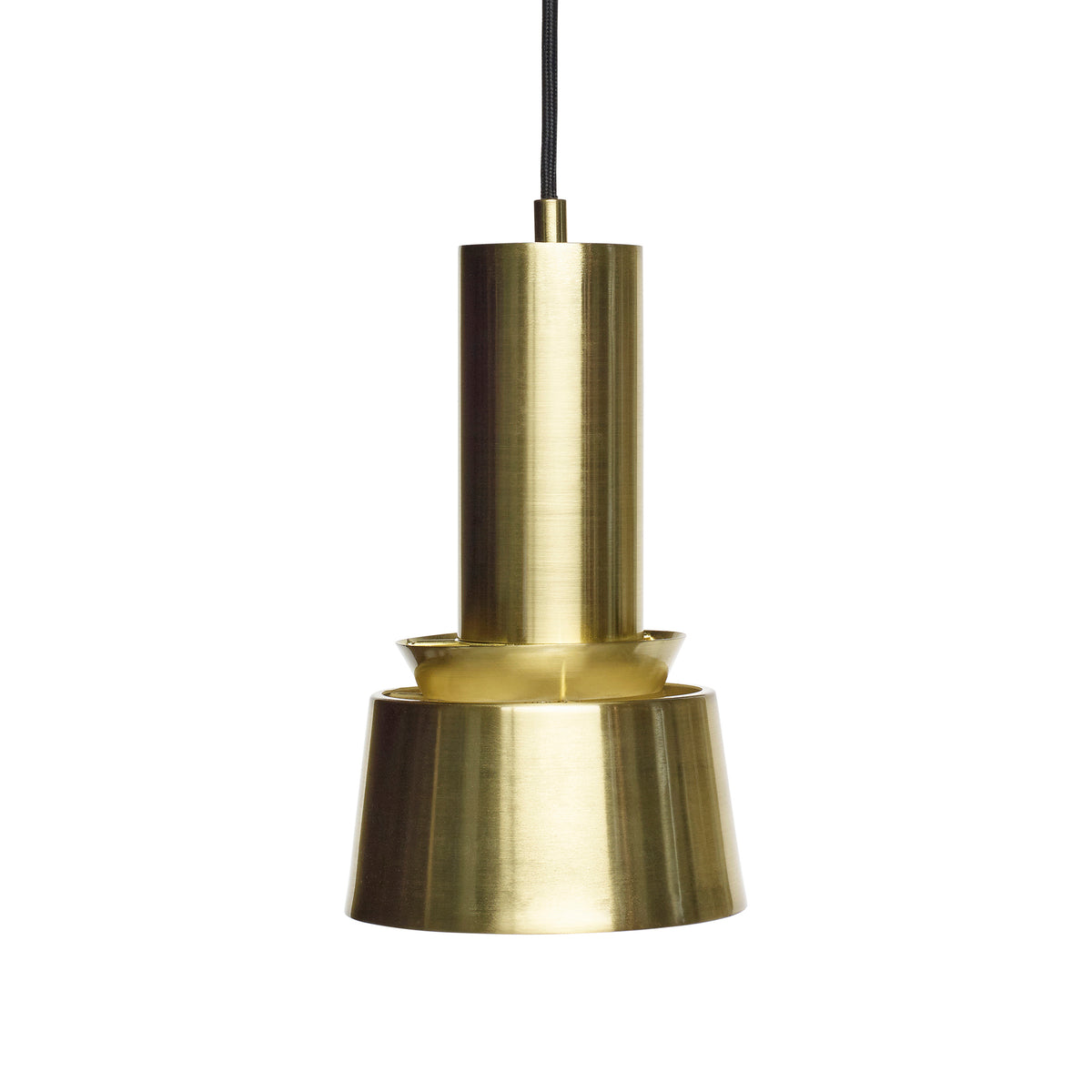 Mono pendel lampe i messing