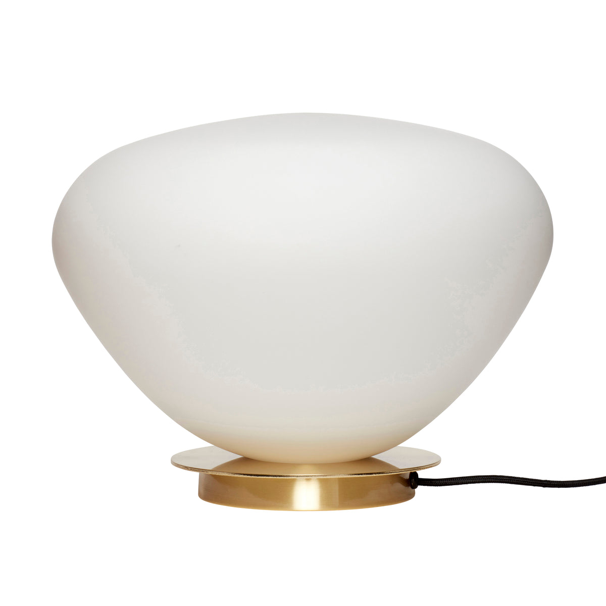 Bønne bordlampe, hvid