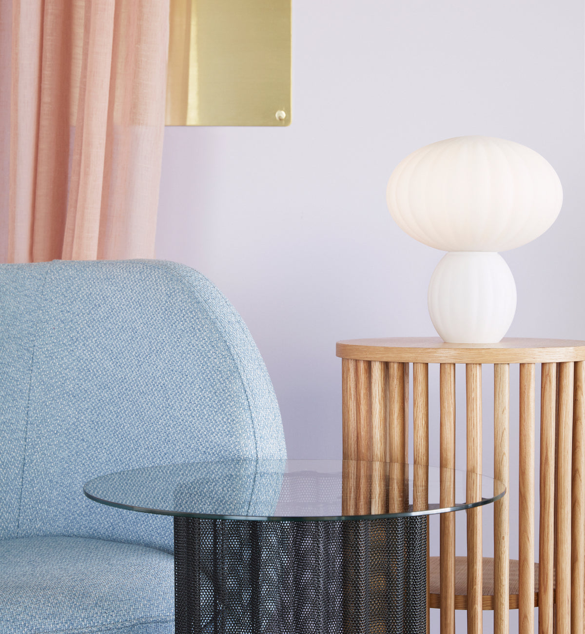 Kumu Bordlampe Hvid