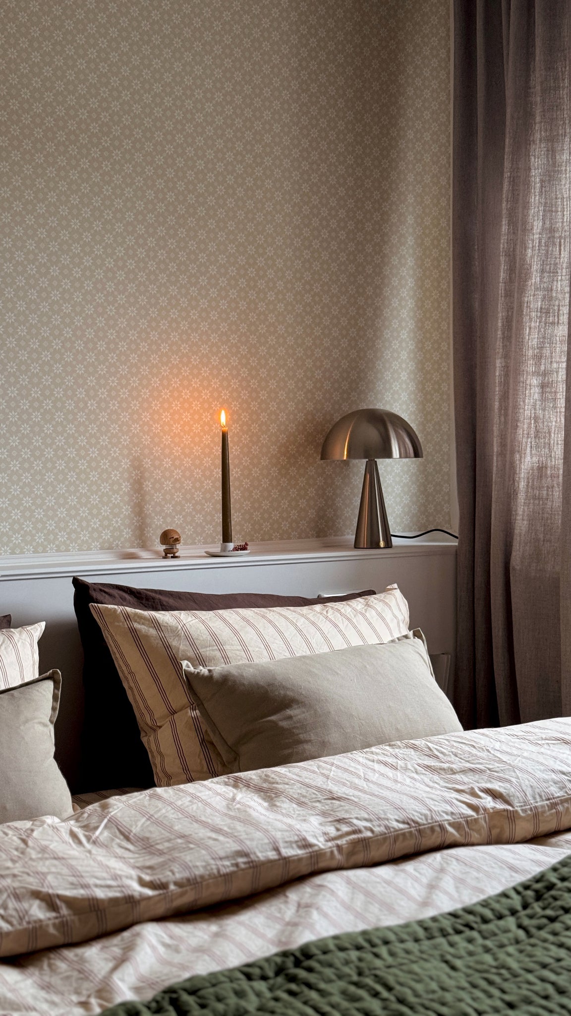 Mush bordlampe mini nikkel