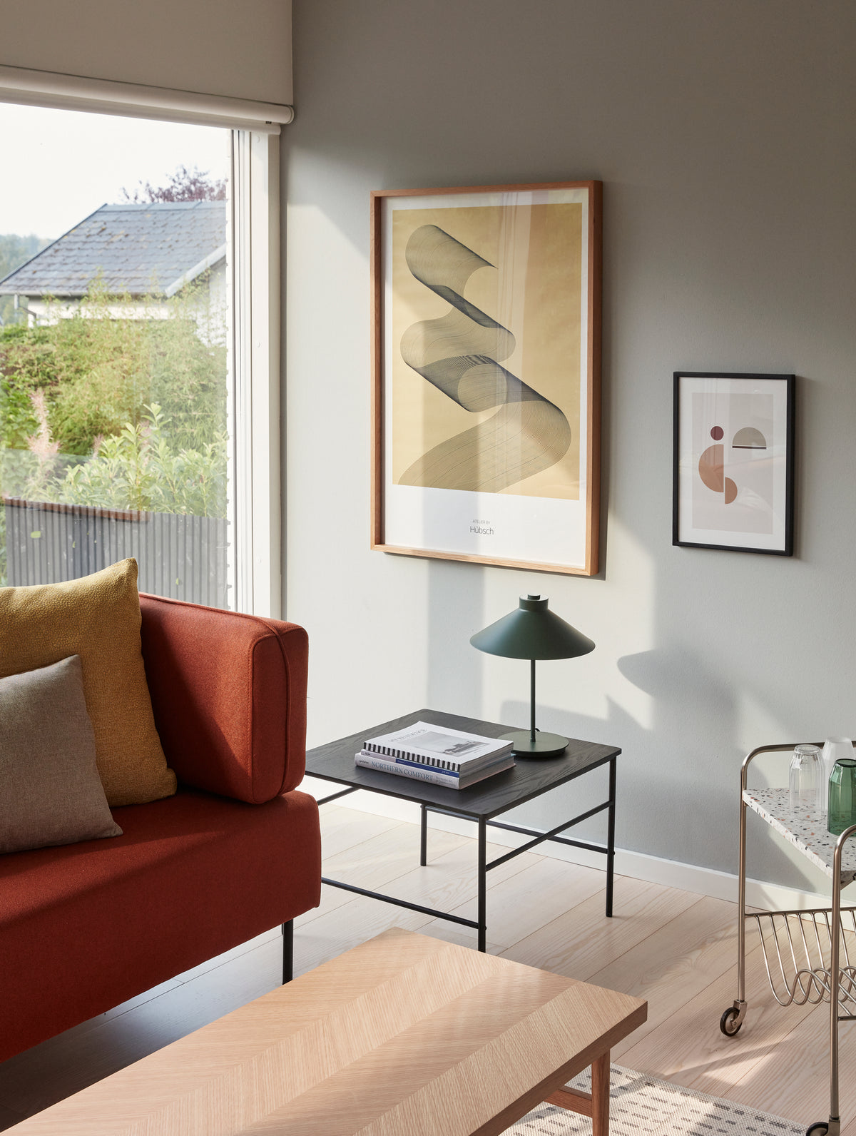Shape bordlampe grøn