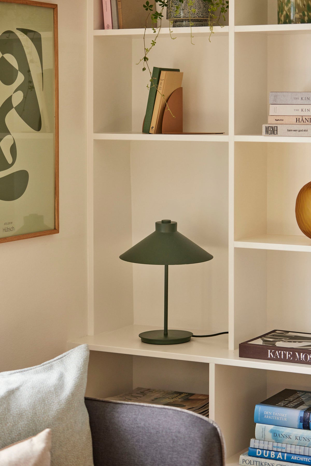 Shape bordlampe grøn
