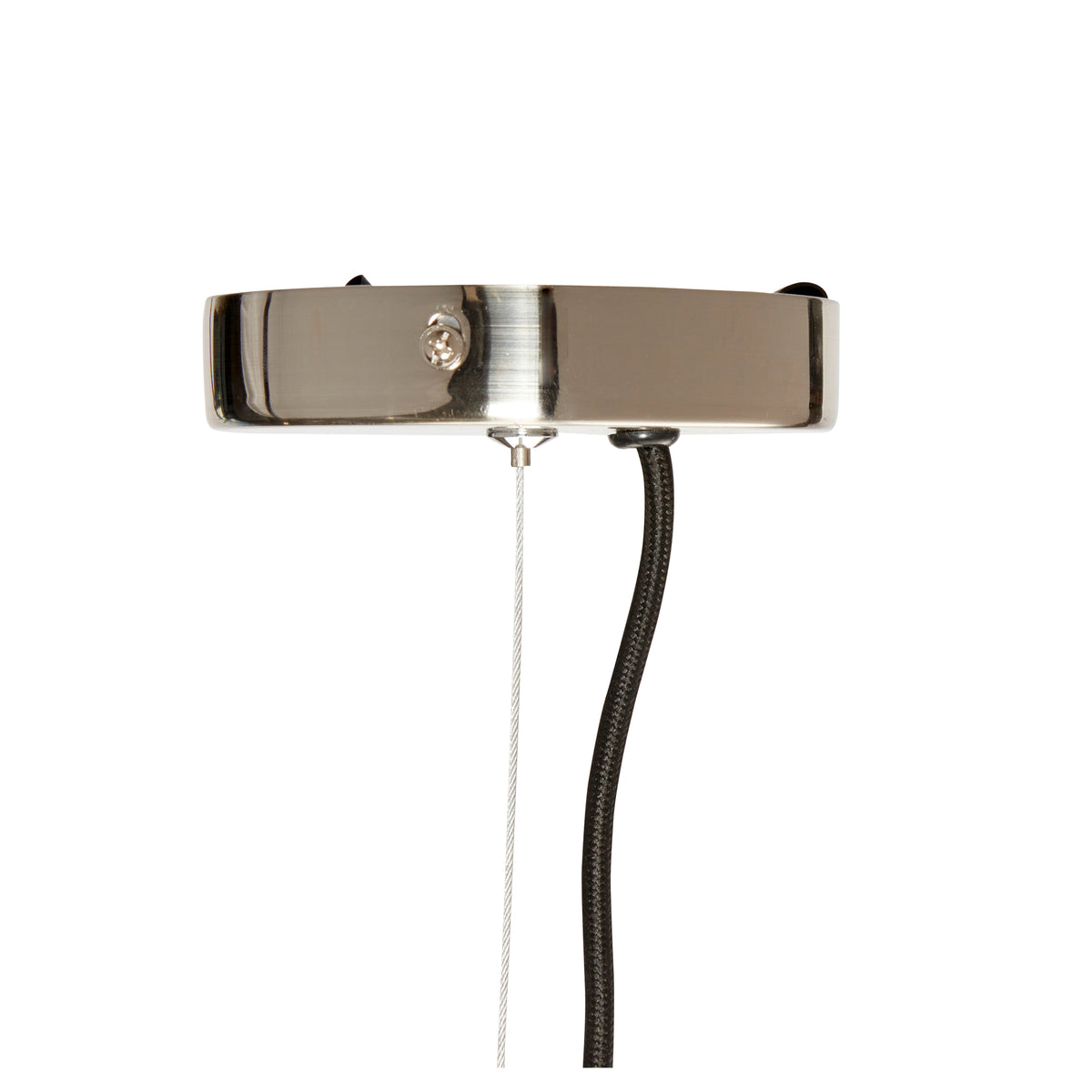 Ripple pendel lampe, stor, klar