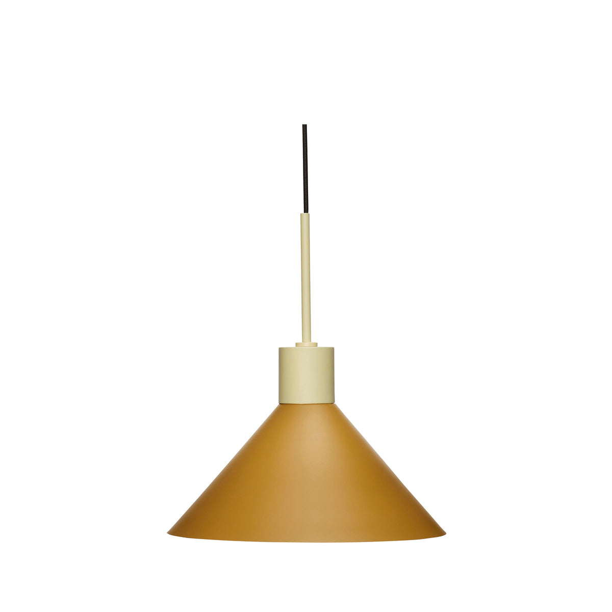 Farvekridt vedhæng loftlampe, rav