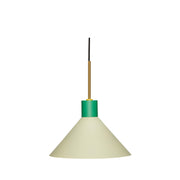 Farvekridt vedhæng loftlampe, grøn