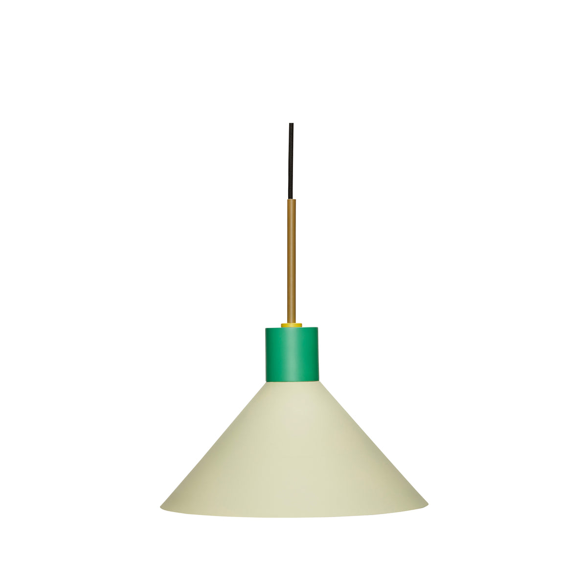 Farvekridt vedhæng loftlampe, grøn