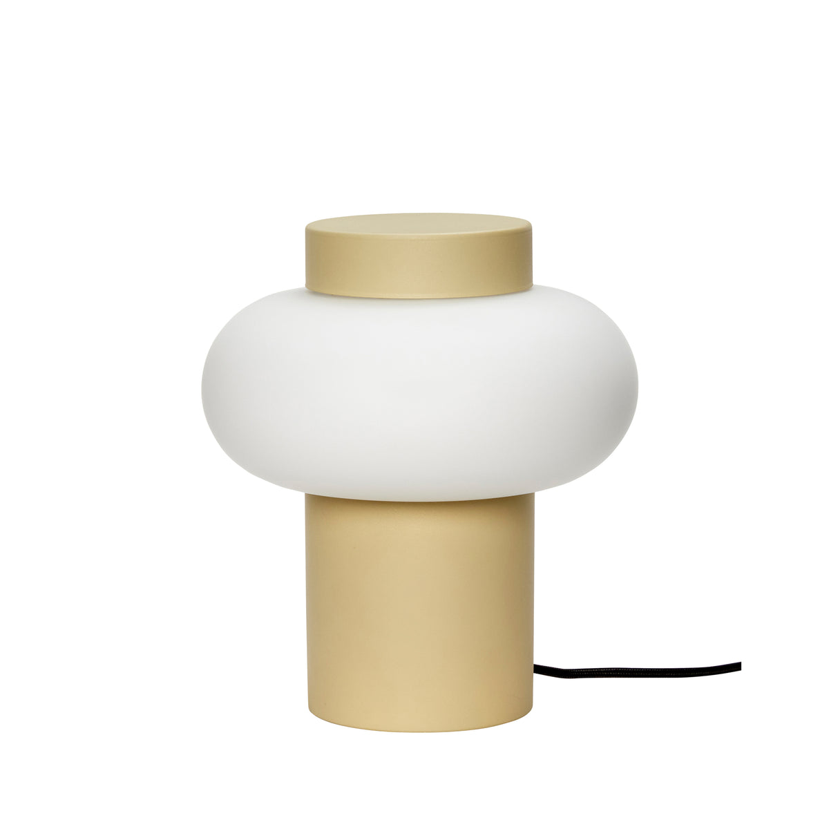 Camping bordlampe beige