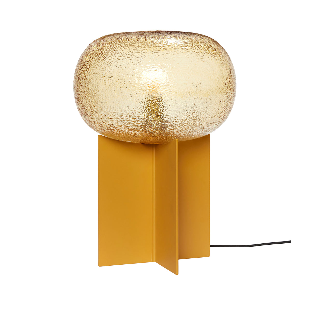 Podium bordlampe ravfarvet