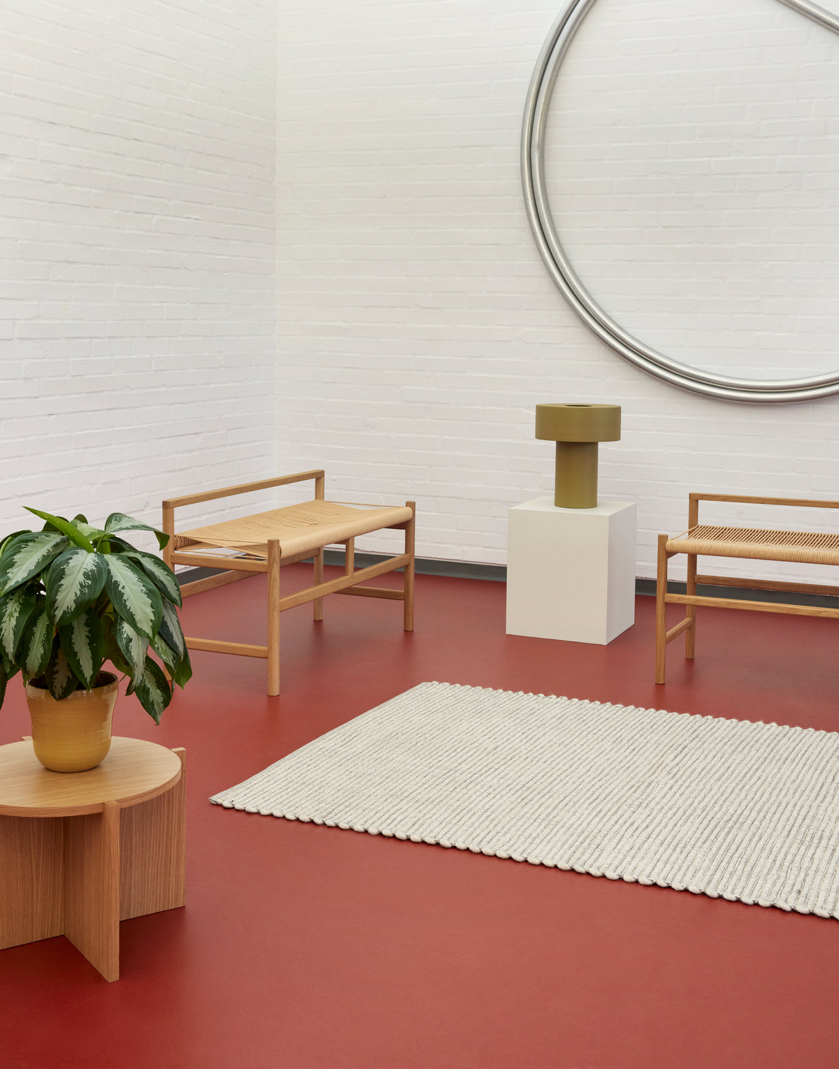 Aki bordlampe khaki