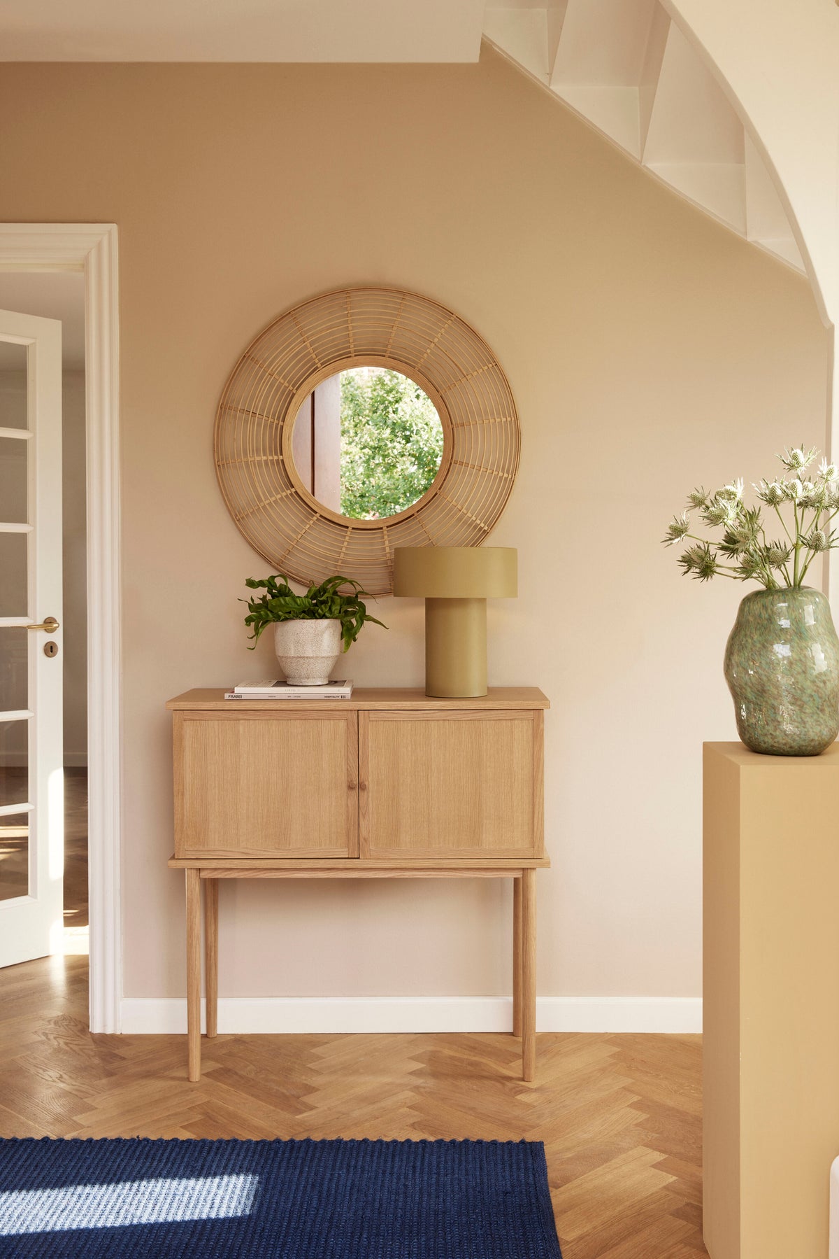 Aki bordlampe khaki