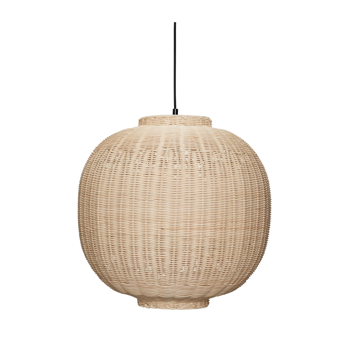 Chand Pendel lampe Rund Naturlig