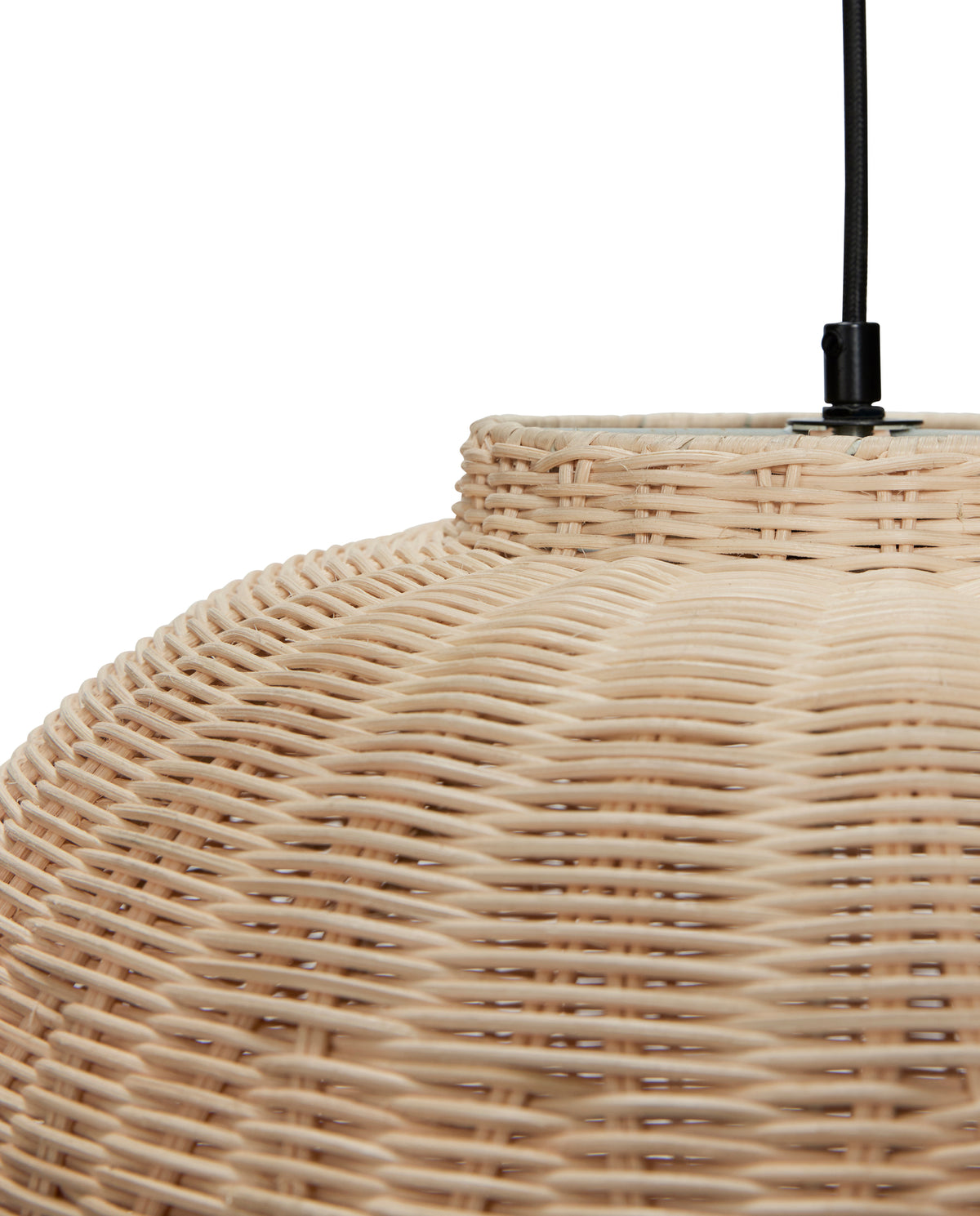 Chand Pendel lampe Rund Naturlig