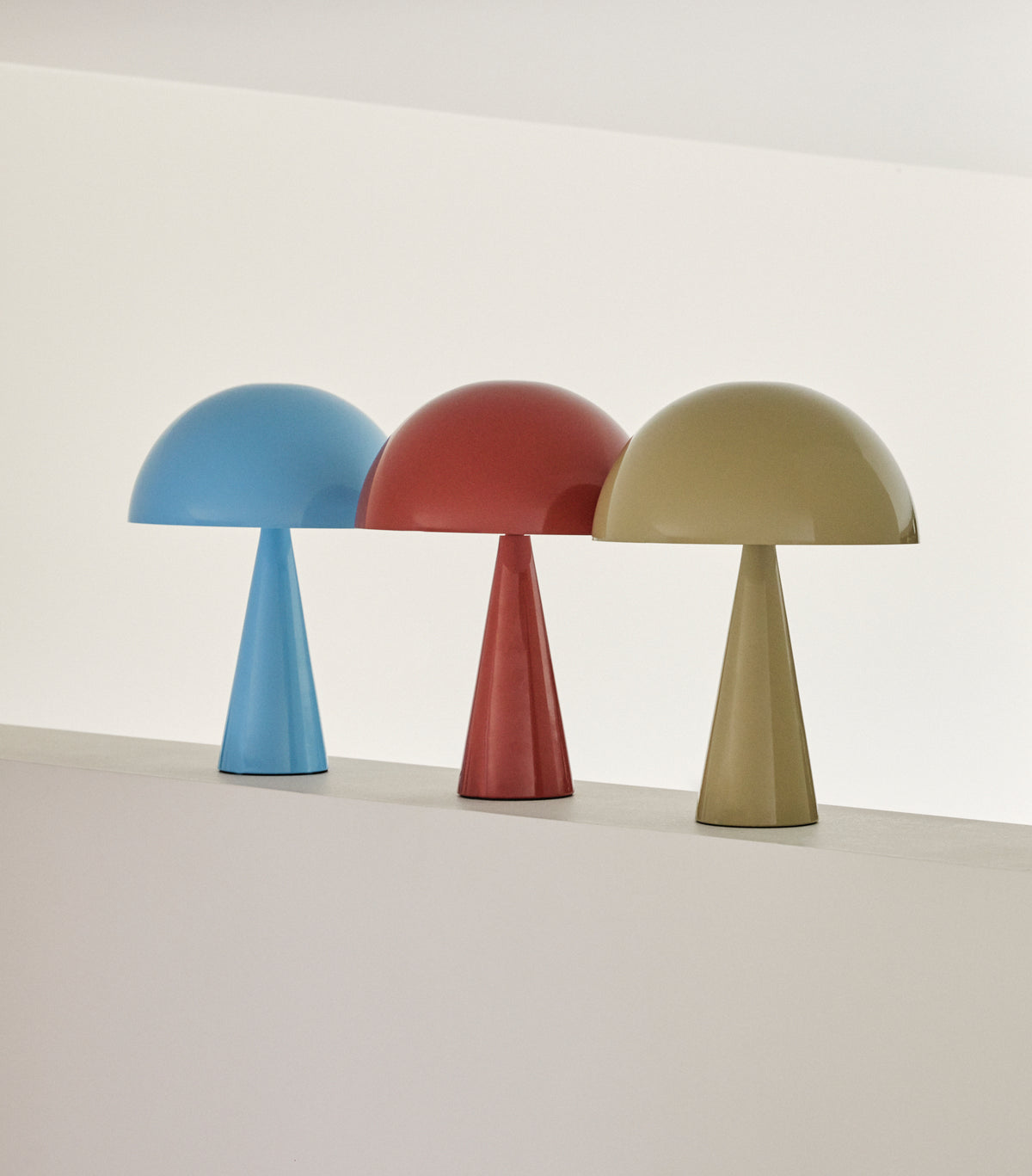 Mush Bordlampe Mini Lyseblå